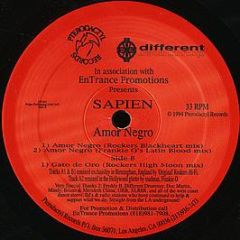 Sapien - Amor Negro - Pterodactyl Records