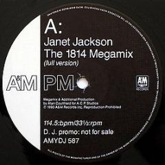 Janet Jackson - The 1814 Megamix / Black Cat - A&M Records