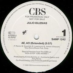 Julio Iglesias - Ae, Ao - CBS