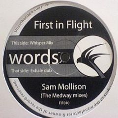Sam Mollison - Words (The Medway Mixes) - First In Flight