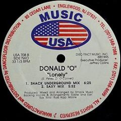 Donald O - Lonely - Music Usa