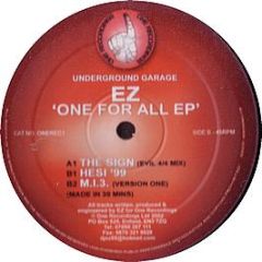 EZ - One For All EP - One Recordings