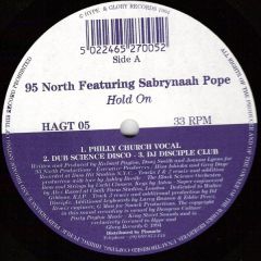 95 North Featuring Sabrynaah Pope - Hold On - 	Hype & Glory Records