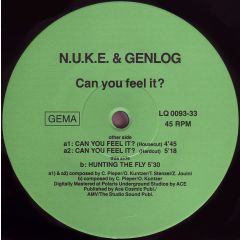 N.U.K.E. & Genlog - N.U.K.E. & Genlog - Can You Feel It? - Liquid Rec.