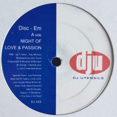 Disc - Em - Disc - Em - Night Of Love & Passion - DJ Utensils
