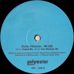 Sonic Infusion - Sonic Infusion - No Exit - Polyester