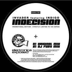 Invader Featuring Indigo - Invader Featuring Indigo - Indecision - Sound Assassin Recordings