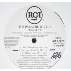 The Parachute Club / D.J. H Featuring Stefy - The Parachute Club / D.J. H Featuring Stefy - Rise Up '92 / Move Your Love - BMG Music Canada