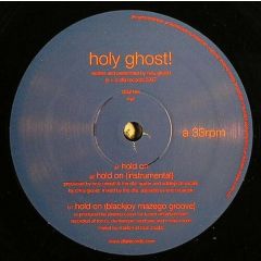 Holy Ghost - Holy Ghost - Hold On - DFA