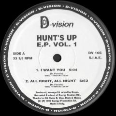 Hunt's Up - Hunt's Up - E.P. Vol. 1 - D:vision Records