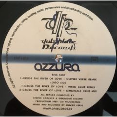 Azzurra - Azzurra - Cross The River Of Love - Dub Plate Records 5