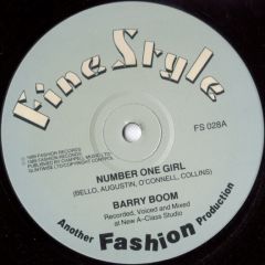 Barry Boom - Barry Boom - Number One Girl - Fine Style