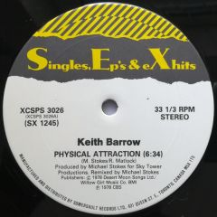 Keith Barrow - Keith Barrow - Physical Attraction - Singles, Ep's & eXhits