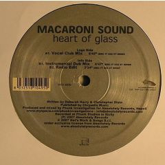 Macaroni Sound - Macaroni Sound - Heart Of Glass - Nets Work