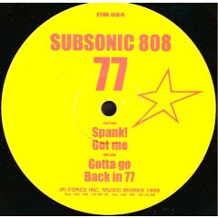 Subsonic 808 - Subsonic 808 - 77 - Force Inc. Music Works