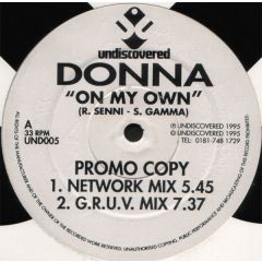 Donna - Donna - On My Own - Undiscovered