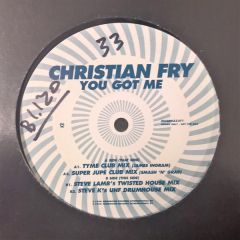 Christian Fry - Christian Fry - You Got Me - Mushroom