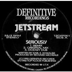 Jetstream - Jetstream - Seriously - Definitive Recordings