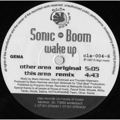 Sonic Boom - Sonic Boom - Wake Up - Clap Records
