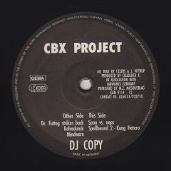 CBX-Project - CBX-Project - Mindmover E.P. - Generator Records
