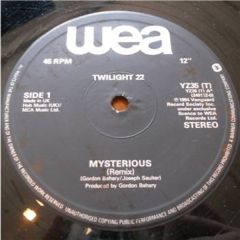 Twilight 22 - Twilight 22 - Mysterious (Remix) - WEA
