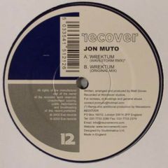 Jon Muto - Jon Muto - Wrektum - Recover