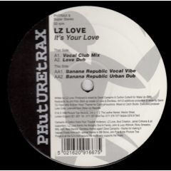 LZ Love - LZ Love - It's Your Love - Phuture Trax