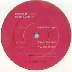 Donna Dee - Donna Dee - Your Love EP - Mecca