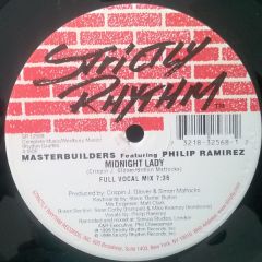 Masterbuilders Ft P.Ramirez - Masterbuilders Ft P.Ramirez - Midnight Lady - Strictly Rhythm
