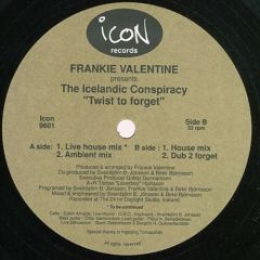 The Icelandic Conspiracy - The Icelandic Conspiracy - Twist To Forget - Icon Records