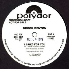 Brook Benton - Brook Benton - I Cried For You - Polydor