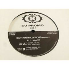 Captain Hollywood Project - Captain Hollywood Project - All I Want - Pulse-8 Records