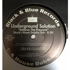 Rhythm Masters / Underground Solution - Rhythm Masters / Underground Solution - U.S. House Dubs EP - Black & Blue