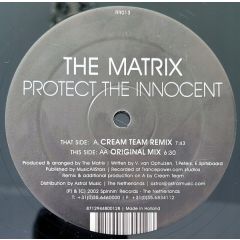 The Matrix - The Matrix - Protect The Innocent - RR Records