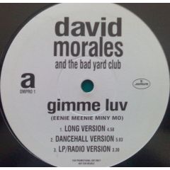 David Morales & The Bad Yard Club - David Morales & The Bad Yard Club - Gimme Luv (Eenie Meenie Miny Mo) - Mercury
