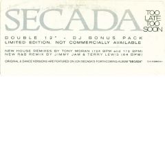 Jon Secada - Jon Secada - Too Late Too Soon - Sbk Records