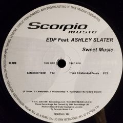 Edp Feat. Ashley Slater - Edp Feat. Ashley Slater - Sweet Music - Scorpio