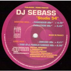DJ Sebass - DJ Sebass - Studio 54 - Ssoh