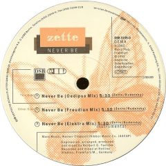 Zette - Zette - Never Be - 	Deutsche Schallplatten Berlin