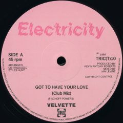 Velvette - Velvette - Got To Have Your Love - Electricity