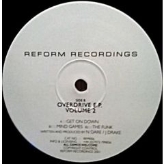 Overdrive - Overdrive - Overdrive E.P. Volume 2 - Reform Recordings