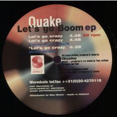 Quake - Quake - Let's Go Boom! - Wormhole Records