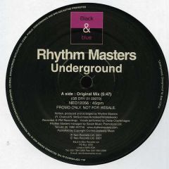 Rhythm Masters - Rhythm Masters - Underground - Neo Blue & Black