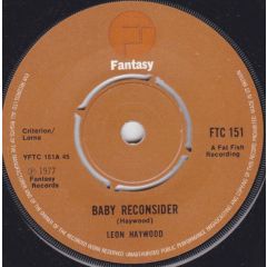 Leon Haywood - Leon Haywood - Baby Reconsider - Fantasy