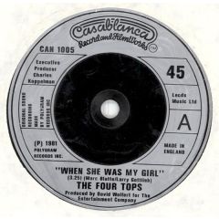 Four Tops - Four Tops - When She Was My Girl - Casablanca