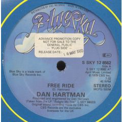 Dan Hartman - Dan Hartman - Free Ride - Blue Sky