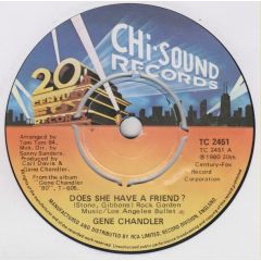 Gene Chandler - Gene Chandler - Does She Have A Friend? - 20th Century