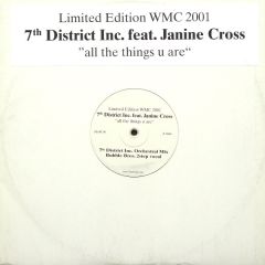 7th District Feat Janine Cross - 7th District Feat Janine Cross - All The Things U Are - Ministry Of Music