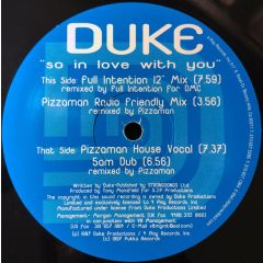 Duke - Duke - So In Love With You - 4 Play Records Inc.