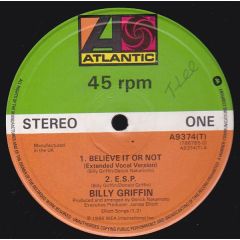 Billy Griffin - Billy Griffin - Believe It Or Not / E.S.P. - Atlantic